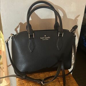 Kate Spade Black Leather Satchel